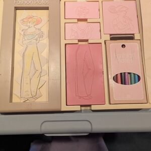 1978 TOMY Fashion Plates, Complete set